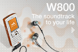 Promotional image for the Sony Ericsson W800i.